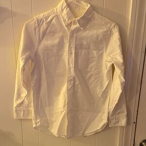 Lands' End Kids White Button Down Shirt